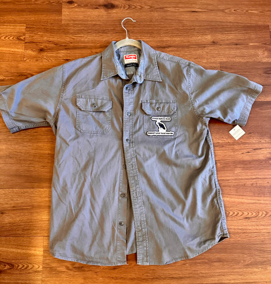 Crows Before Hoes Button Down