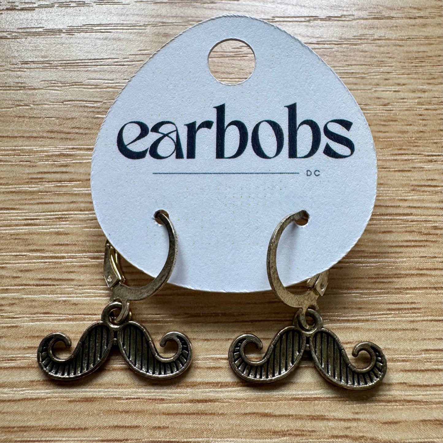 Stay Stachey Moustache EarBobs