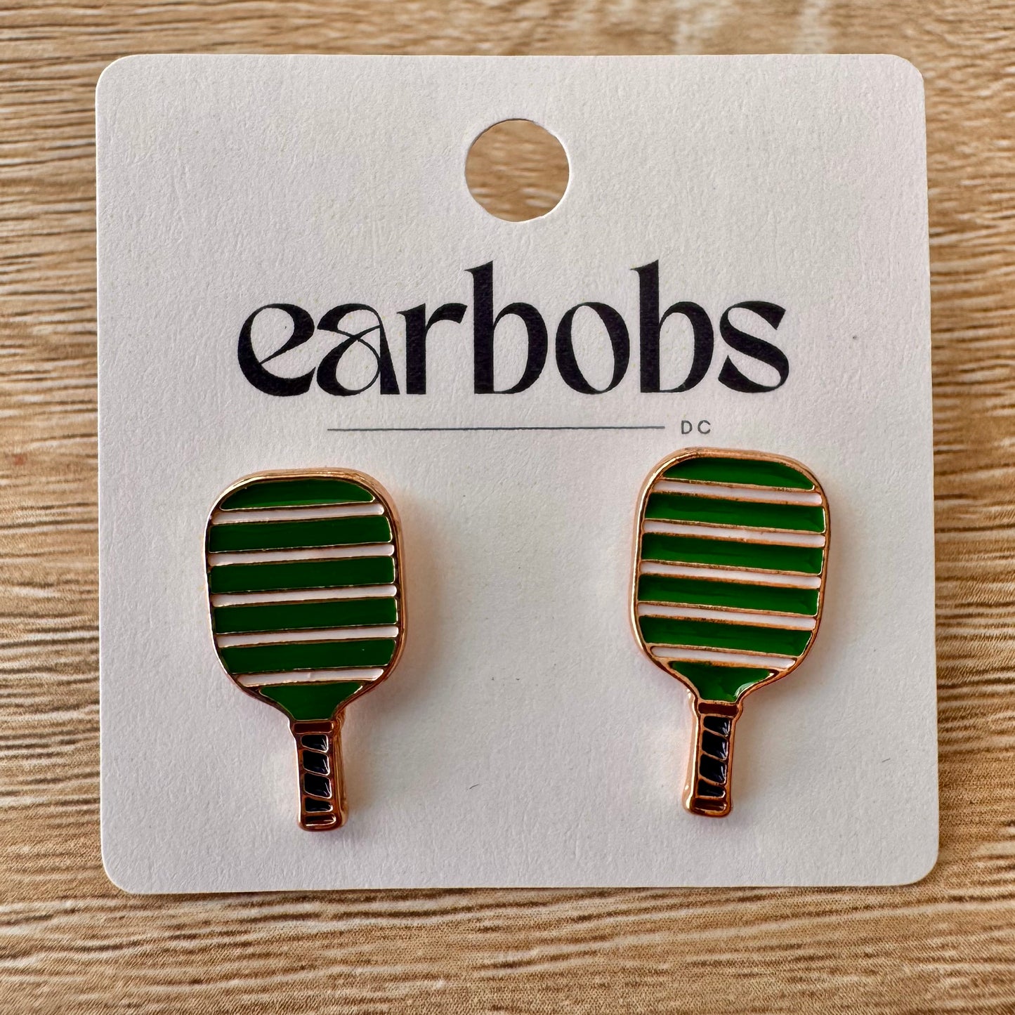 Pickleball Paddle Stud EarBobs