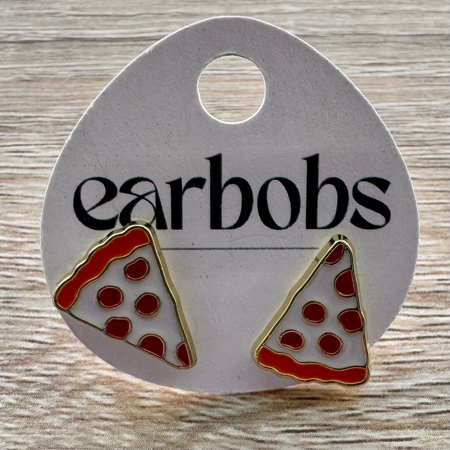 Pizza Stud EarBobs