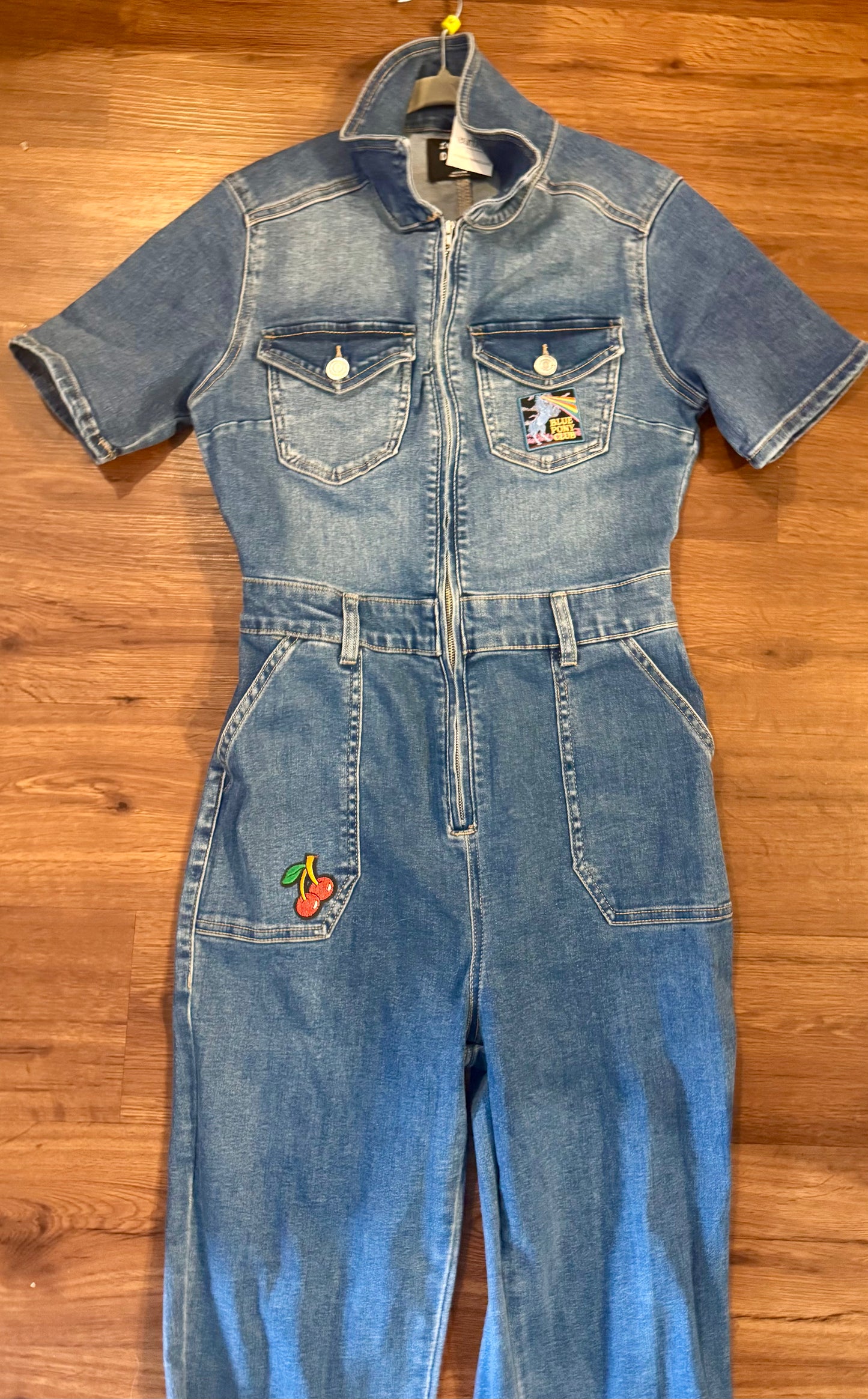 Blue Pony Club Denim Jumpsuit