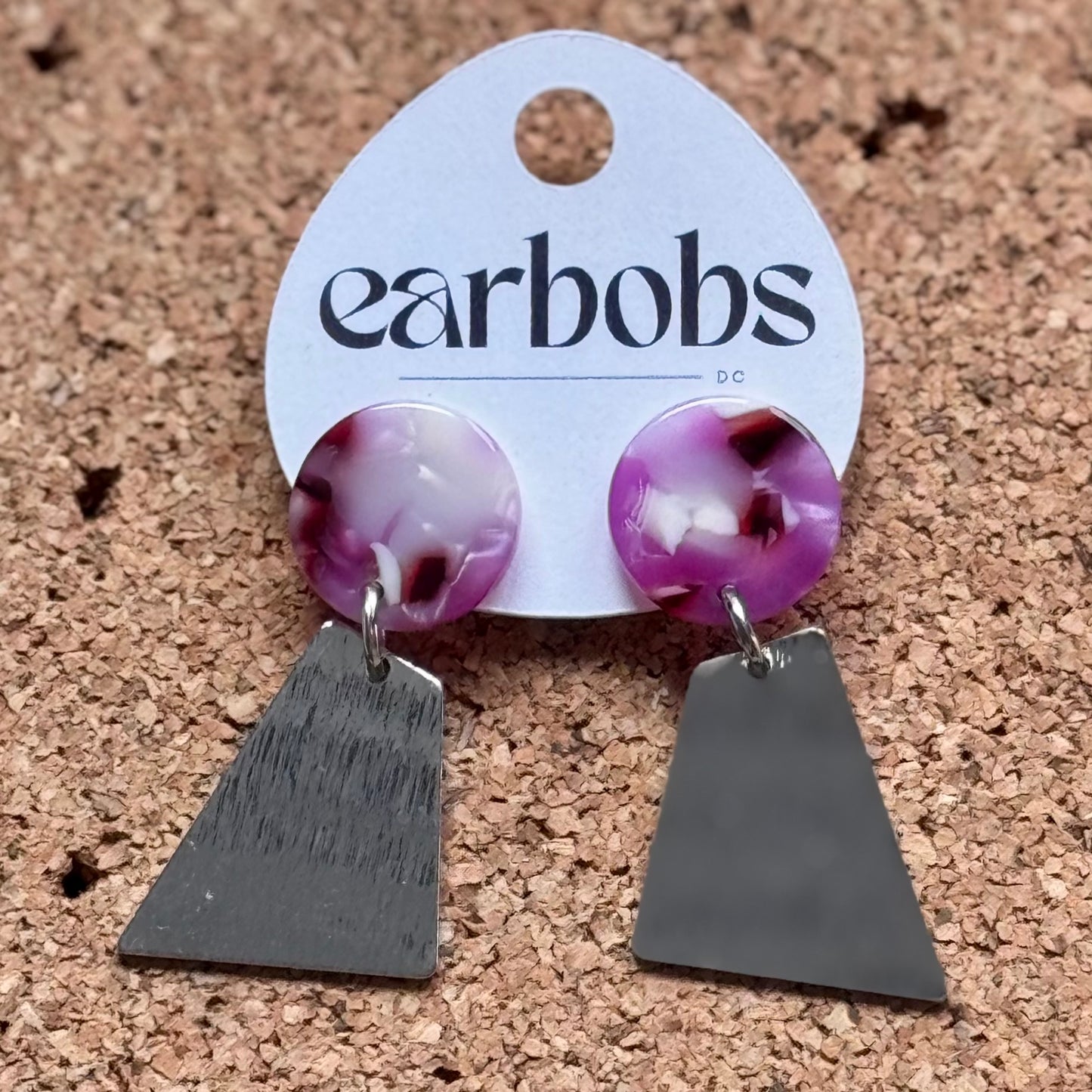 Tarragona Earbobs - Silver